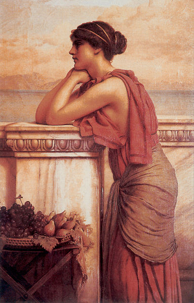 John William Godward By the Wayside